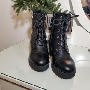 Madden Girl Combat Booties